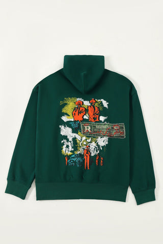 "91 in the bronx" sea green hoodie