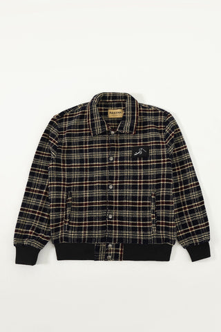"Sunset strip" handwoven bomber jacket