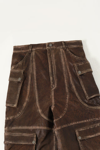 "Bowery nights" leather pants