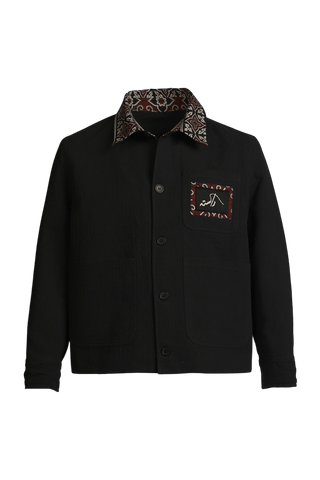 Ajrak handwoven jacket