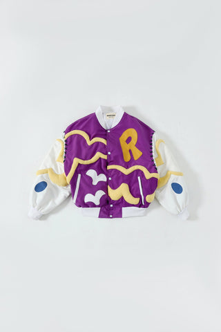 Bubble embroidery cloud jacket