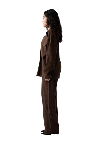 Brown Button-Down