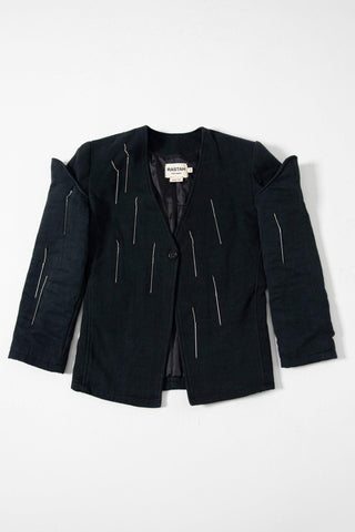 STERLING SILVER NEEDLE APLIQUE JACKET - Rastah