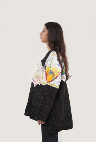 Dystopian Painted Dhaaba Jacket - Rastah