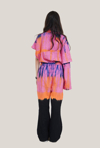 Hand Tye Dye Dystopian Jumpsuit - Rastah
