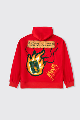 THE MADMAN - RED HOODIE - Rastah