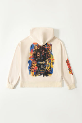 "Hamesha thaka howa" beige hoodie