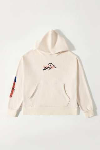 "Hamesha thaka howa" beige hoodie