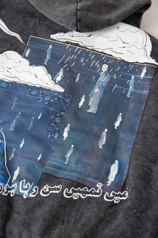 "WHISPERS" ACID WASH HOODIE - Rastah
