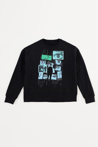 "INTO THE MIND" HAND PRINTED SWEATSHIRT - Rastah
