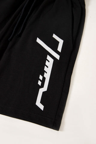 SURKH GARAM MIRCHAIN - BLACK SHORTS - Rastah