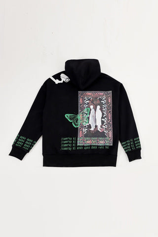 "CAMERA KI AANKH" HAND PRINTED HOODIE - Rastah