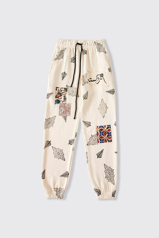 PATCHWORK SWEATPANTS - Rastah