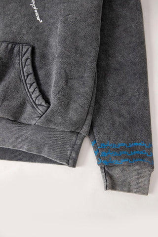 "WHISPERS" ACID WASH HOODIE - Rastah