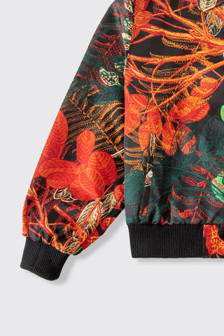 JUNGLE PRINT OVERSIZED BOMBER - Rastah