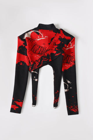 "See and be seen" knitted tactical sweater