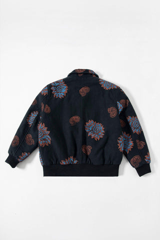 "LOST IN TRANSLATION" VERSION 2 BLOCKPRINT BOMBER JACKET - Rastah