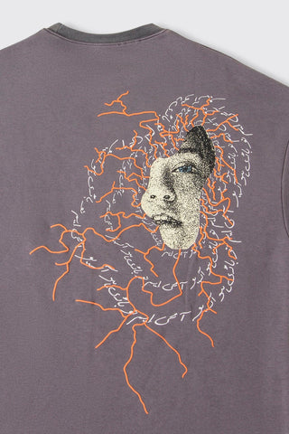 "I AM NOBODY" GREY T-SHIRT - Rastah