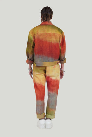 Kasuri Yarn Dyed Denim Jacket - Rastah