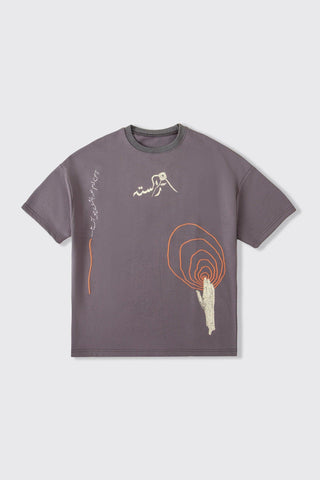 "I AM NOBODY" GREY T-SHIRT - Rastah