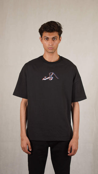 Alyan Tareen "Falling Faces" Collab T-shirt - Rastah