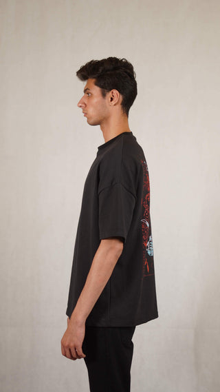 Alyan Tareen "Falling Faces" Collab T-shirt - Rastah