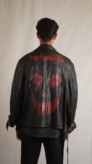 Printed Napa Leather jacket - Rastah