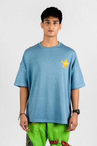 Baby Blue Logo T-Shirt - Rastah