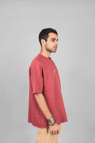 Minimal Pink Logo T-Shirt - Rastah