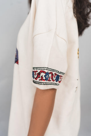 Blockprint Peacock T-Shirt - Rastah