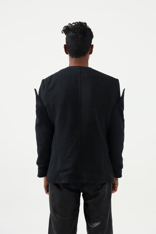 STERLING SILVER NEEDLE APLIQUE JACKET - Rastah