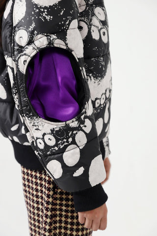 "DARK WATERS" ASYMMETRICAL NYLON PUFFER - Rastah