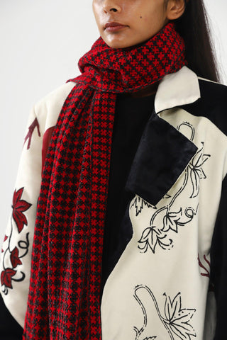 HANDWOVEN VELVET SCARF - Rastah