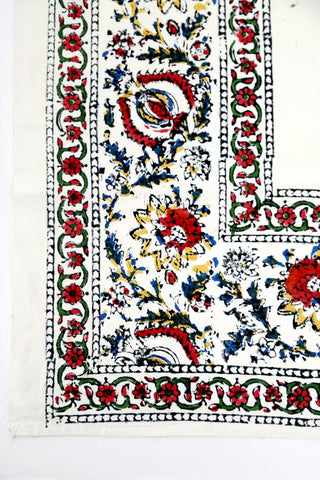 LARGE PEACOCK BLOCK PRINTED WALL TAPESTRY - Rastah