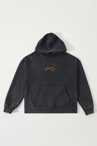 "BRAIN WASH" ACID GREY HOODIE - Rastah
