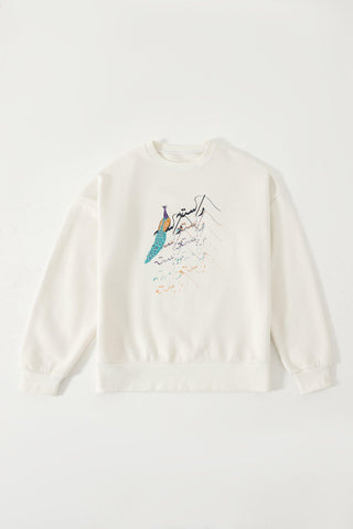 "EMPTY HEARTS" CREME SWEATSHIRT - Rastah