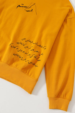 "RAQS E ZANJEER" PRINTED SWEATSHIRT - Rastah