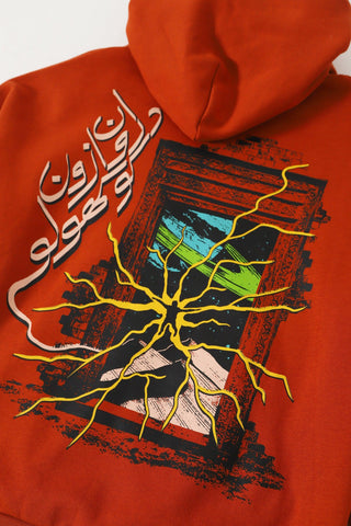"ENLIGHTENMENT" RUST HOODIE - Rastah