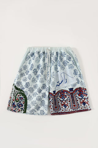 "Kahani" hand block printed shorts