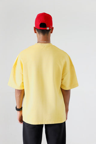 "Sweet lemonade" garment dyed logo T-shirt