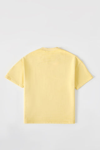 "Sweet lemonade" garment dyed logo T-shirt