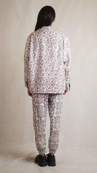 Warp Printed Hand Woven Coach Jacket - Rastah
