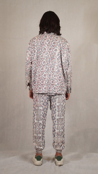 Warp Printed Hand Woven Coach Jacket - Rastah