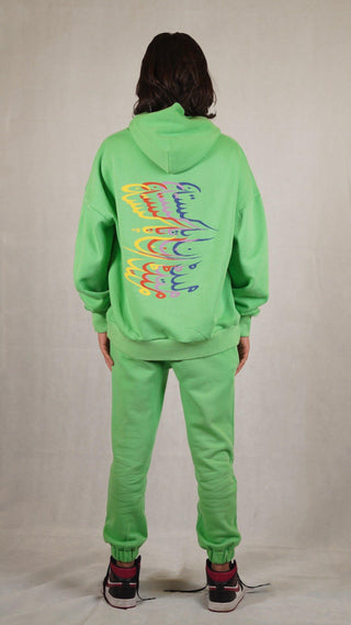 Muhammad Ali "Made in Pakistan" Neon Hoodie - Rastah