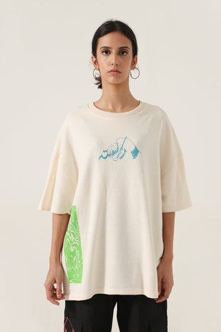 MERA HAAL - BEIGE T-SHIRT - Rastah