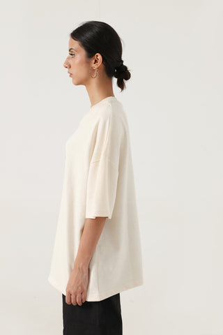 EYE OF THE STORM - BEIGE T-SHIRT - Rastah