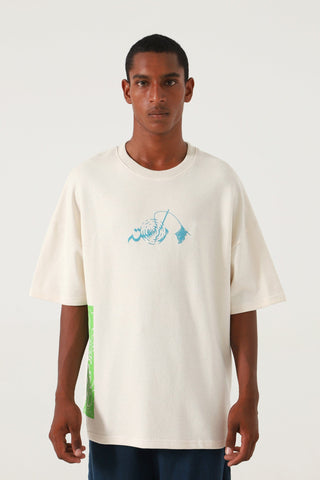 MERA HAAL - BEIGE T-SHIRT - Rastah