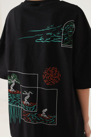 KOI KHABAR NAI - BLACK T-SHIRT - Rastah