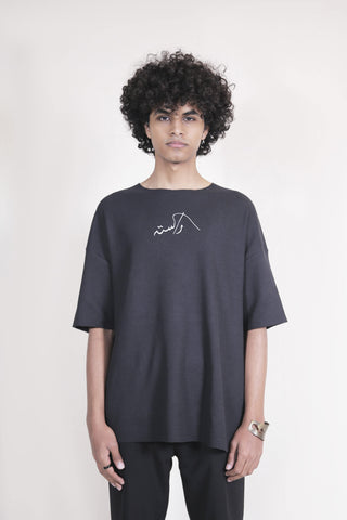 National Anthem Black Thermal Tee - Rastah