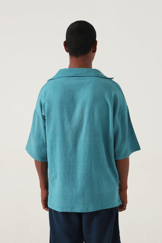 "FOSSIL" HANDWOVEN SHIRT - Rastah